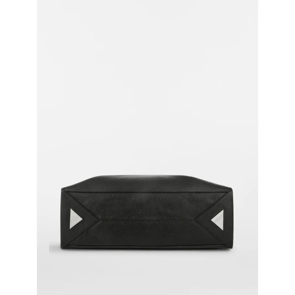 The Attico La Passeggiata Large Top Handle Bag in Black | Totes & Top-Handle Bags | Coveti