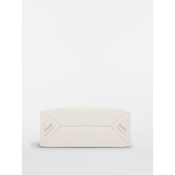 The Attico La Passeggiata Medium Top Handle Bag in Ice | Totes & Top-Handle Bags | Coveti