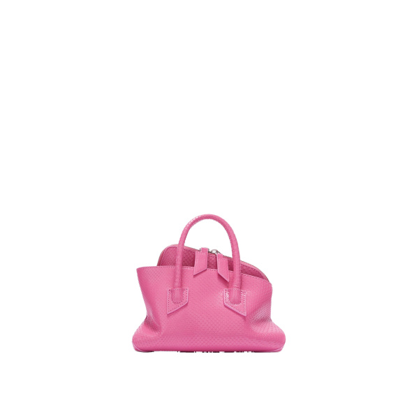 The Attico La Passeggiata Mini Top Handle Bag in Fuchsia | Totes & Top-Handle Bags | Coveti