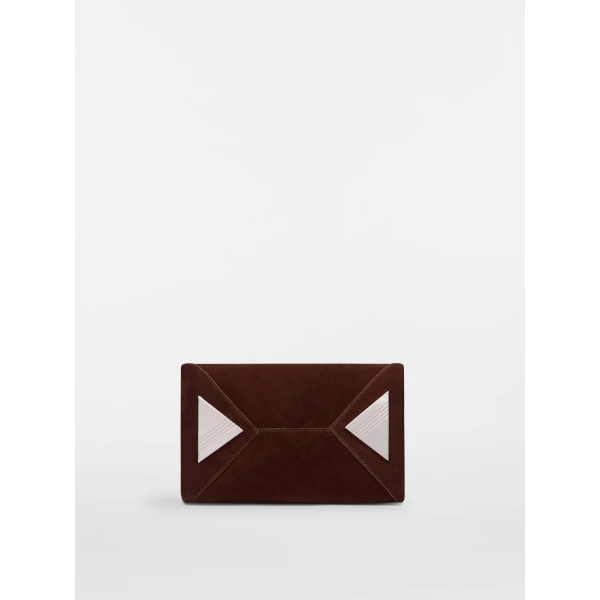 The Attico La Passeggiata Mini Top Handle Bag in Light Chocolate | Totes & Top-Handle Bags | Coveti
