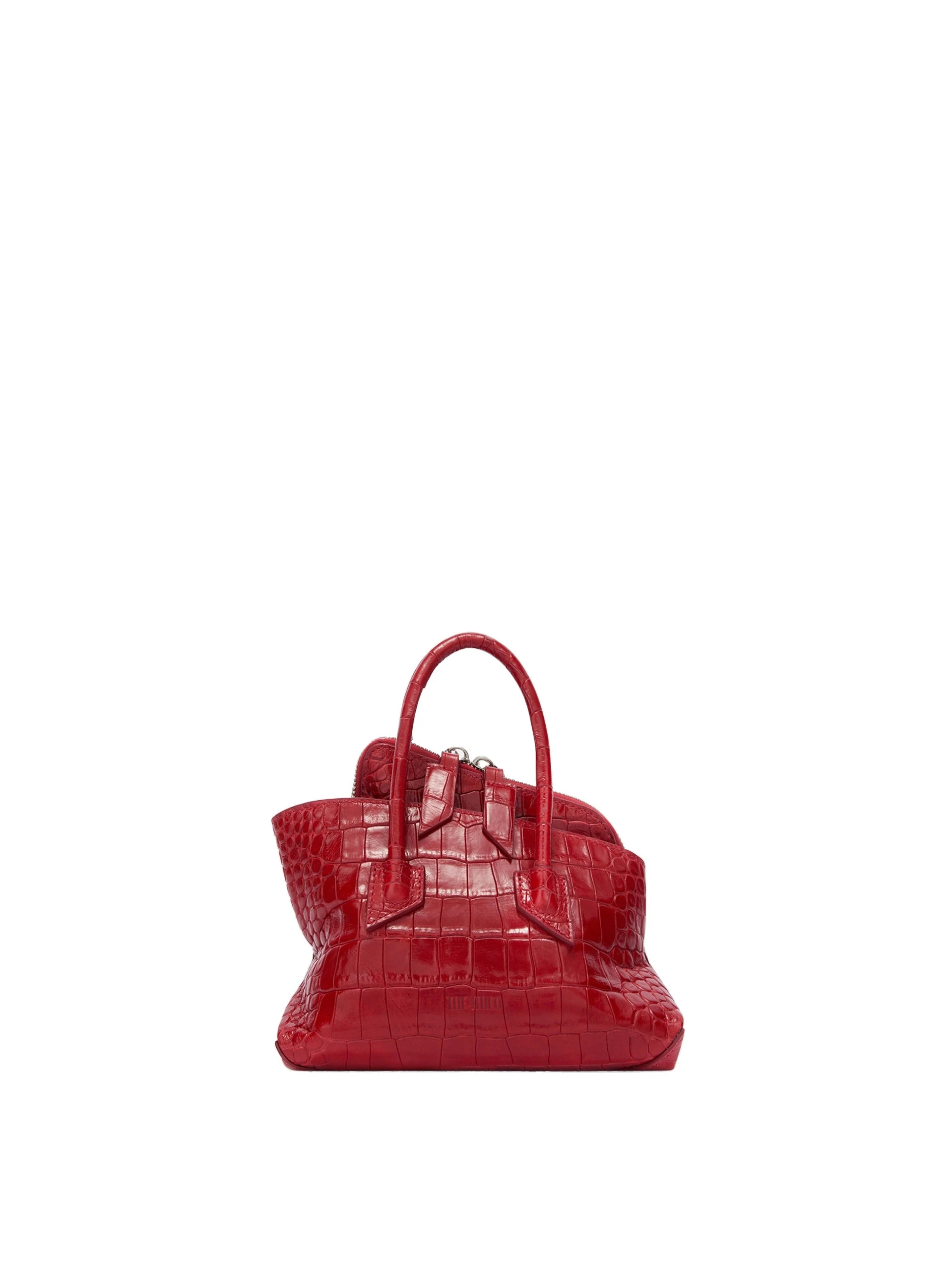 The Attico La Passeggiata Mini Top Handle Bag in Red The Attico La Passeggiata Mini Top Handle Bag in Red | Totes & Top-Handle Bags | Coveti