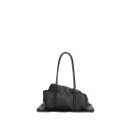 The Attico La Passeggiata Small Top Handle Bag in Black | Totes & Top-Handle Bags | Coveti