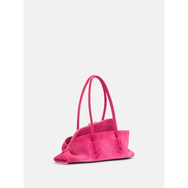 The Attico La Passeggiata Small Top Handle Bag in Cyclamen | Totes & Top-Handle Bags | Coveti
