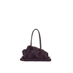 The Attico La Passeggiata Small Top Handle Bag in Dark Violet | Totes & Top-Handle Bags | Coveti