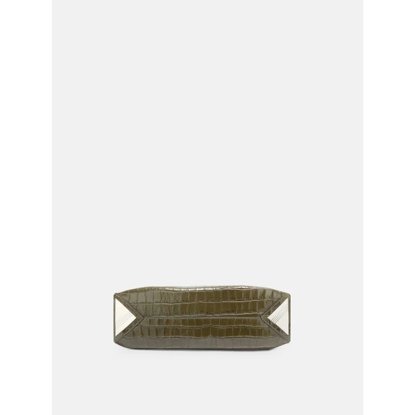 The Attico La Passeggiata Small Top Handle Bag in Degrade Green | Totes & Top-Handle Bags | Coveti