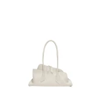 The Attico La Passeggiata Small Top Handle Bag in Ice | Totes & Top-Handle Bags | Coveti
