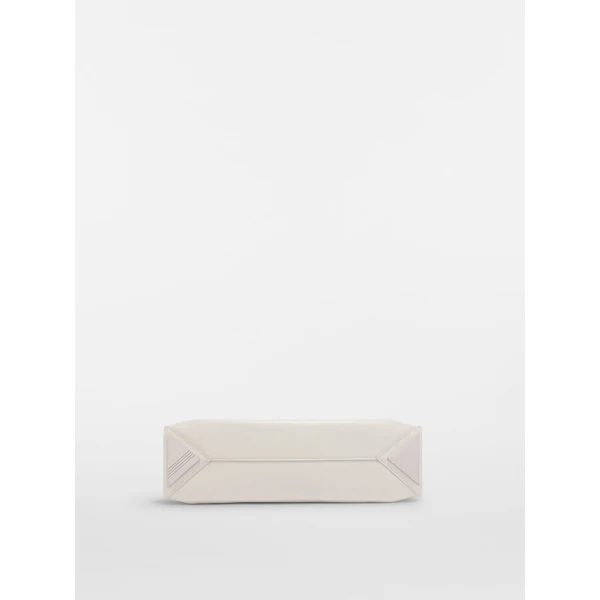 The Attico La Passeggiata Small Top Handle Bag in Ice | Totes & Top-Handle Bags | Coveti