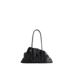 The Attico La Passeggiata Small x The Anja Top Handle Bag in Black | Totes & Top-Handle Bags | Coveti