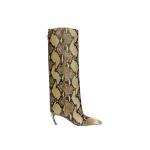 The Attico Lea Boots in Black and Sahara | Boots | Coveti