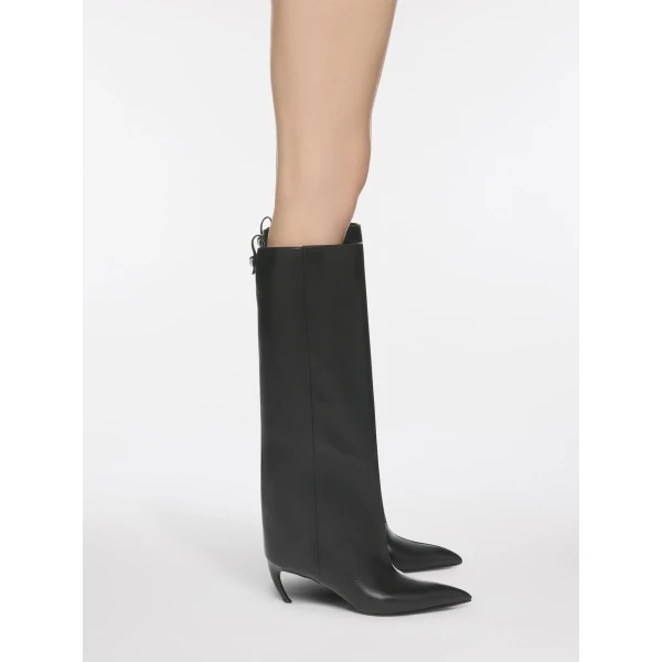 The Attico Lea Boots in Black | Boots | Coveti