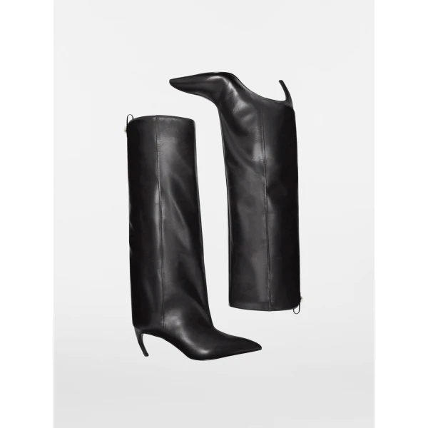 The Attico Lea Boots in Black | Boots | Coveti