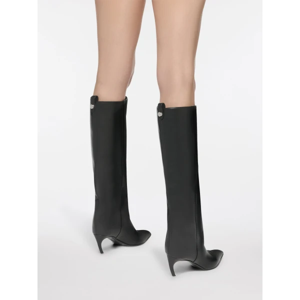 The Attico Lea Boots in Black | Boots | Coveti