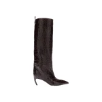 The Attico Lea Boots in Dark Brown | Boots | Coveti
