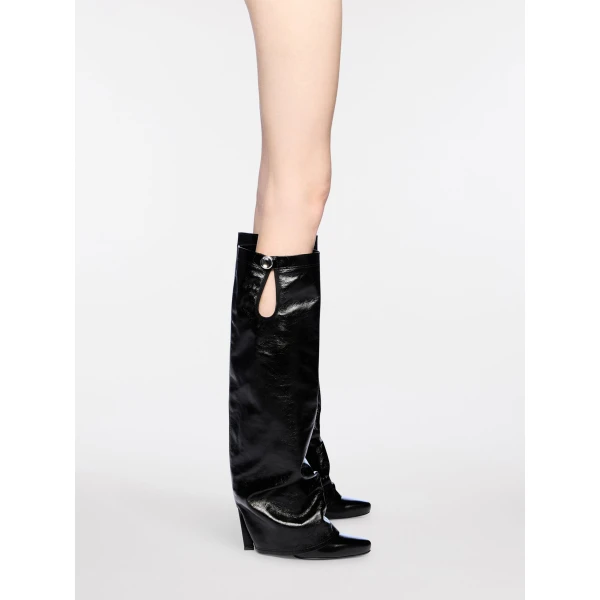 The Attico Leon Boots in Black | Boots | Coveti
