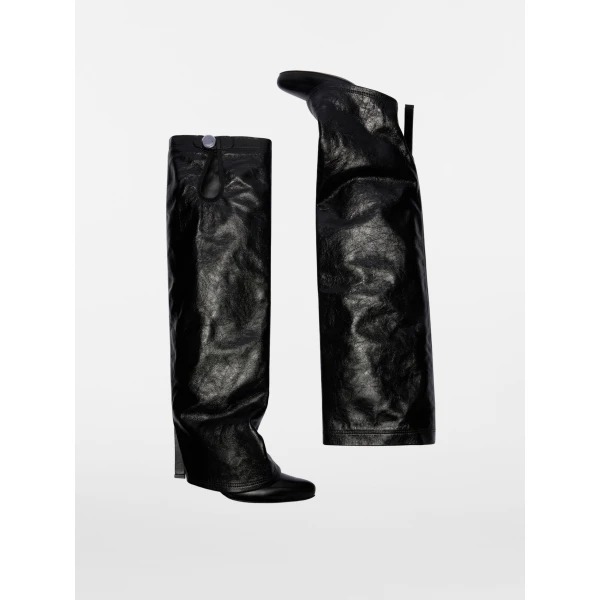 The Attico Leon Boots in Black | Boots | Coveti