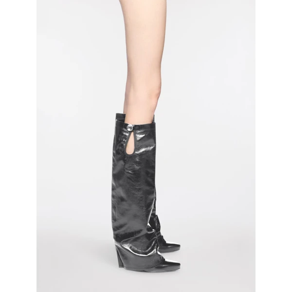 The Attico Leon Boots in Grey | Boots | Coveti