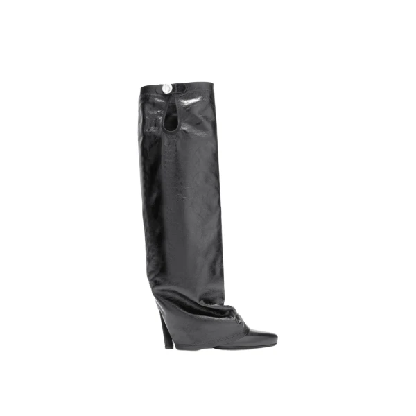 The Attico Leon Boots in Grey | Boots | Coveti