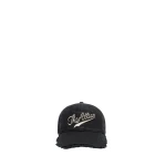 The Attico Logo Baseball Cap in Black | Hats | Coveti