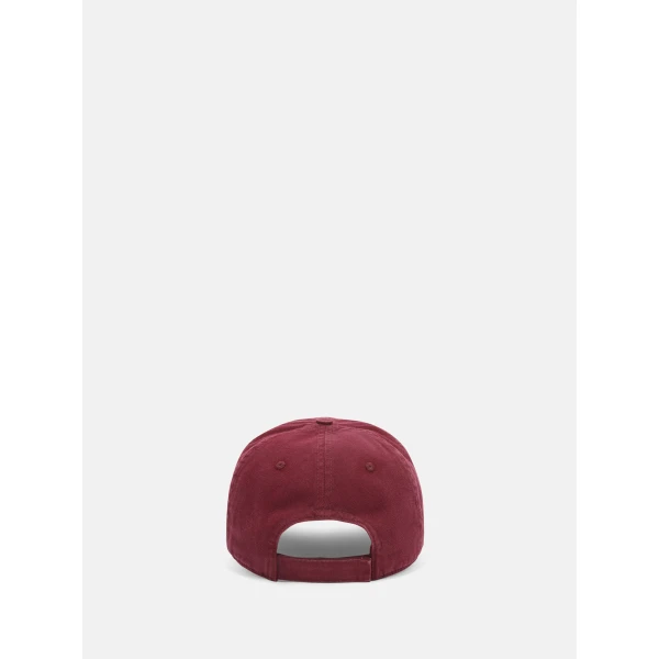 The Attico Logo Baseball Cap in Burgundy | Hats | Coveti
