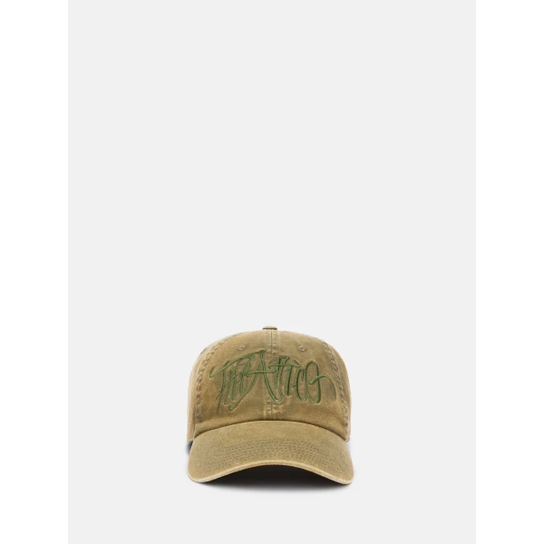 The Attico Logo Baseball Cap in Military Green | Hats | Coveti