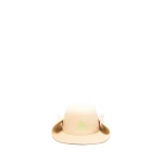 The Attico Logo Bucket Cap in Faded Ecru | Hats | Coveti
