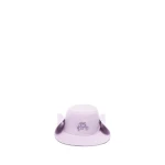 The Attico Logo Bucket Cap in Faded Violet | Hats | Coveti
