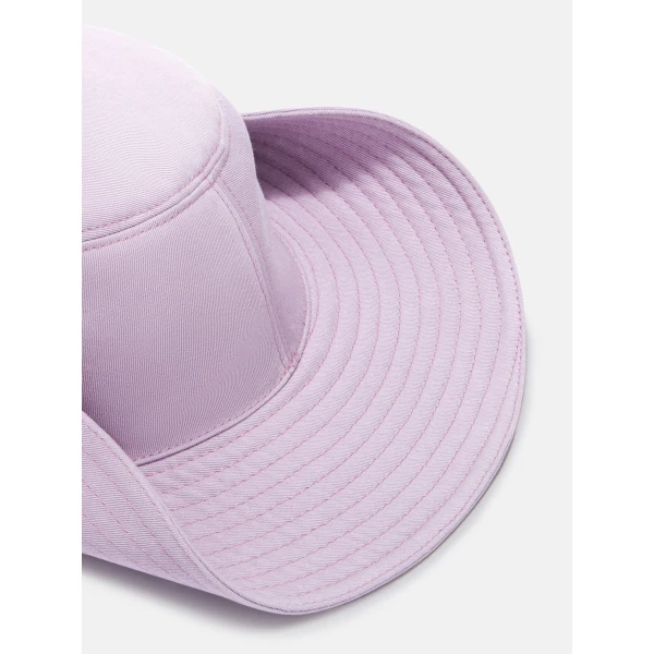 The Attico Logo Bucket Cap in Faded Violet | Hats | Coveti