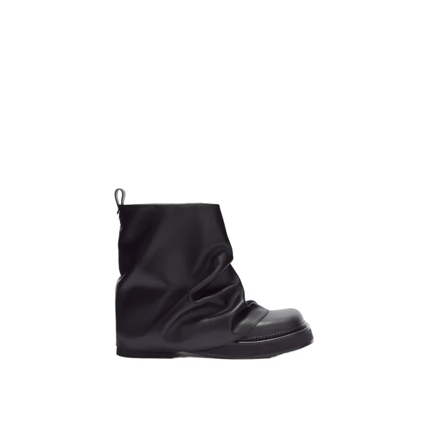 The Attico Mini Robin Combat Boots in Black | Boots | Coveti