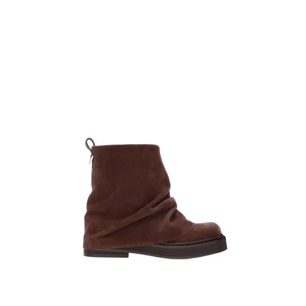 Mini Robin Combat Boots in Brown