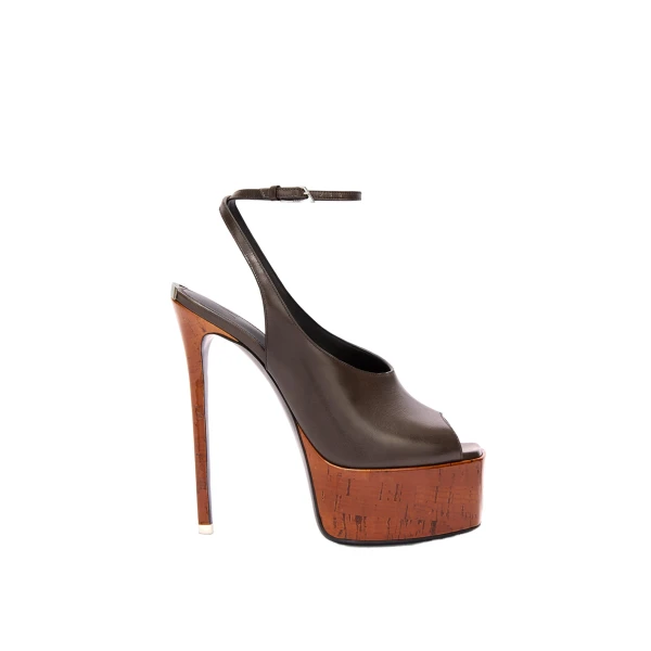 Ornella Sandals in Dark Green