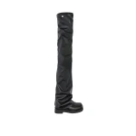 The Attico Robin Thigh-High Boots in Black | Boots | Coveti