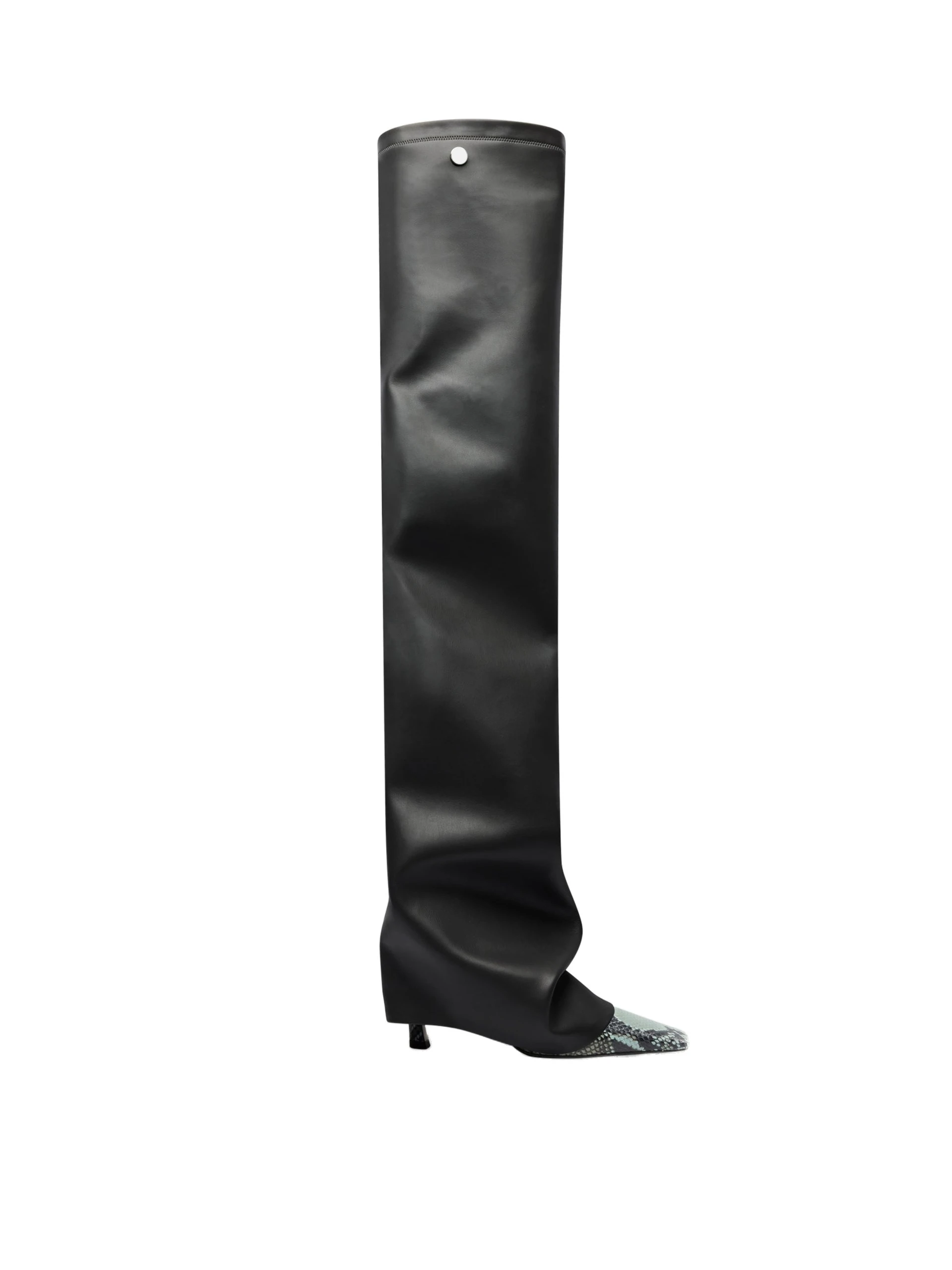 The Attico Robin Thigh-High Boots in Dark Grey The Attico Robin Thigh-High Boots in Dark Grey | Boots | Coveti