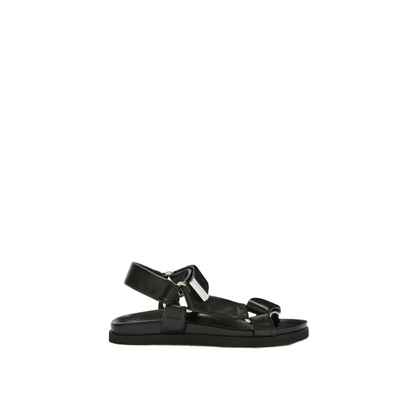 Salinas Flatform Sandals in Black