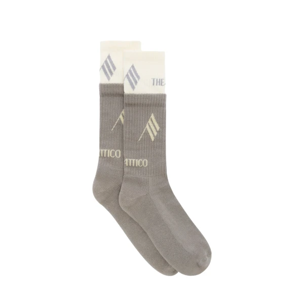 The Attico Socks in Light Grey | Accessories | Coveti