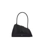 The Attico Sunrise Shoulder Bag in Black | Shoulder & Crossbody Bags | Coveti