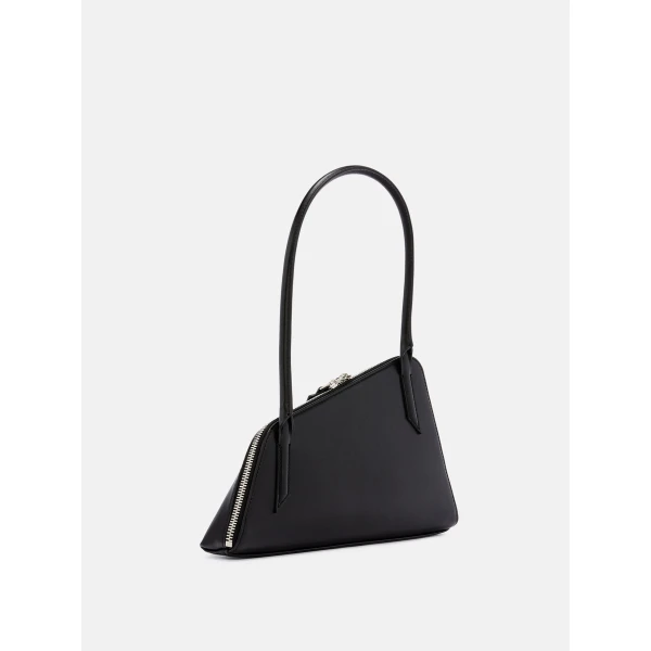 The Attico Sunrise Shoulder Bag in Black | Shoulder & Crossbody Bags | Coveti