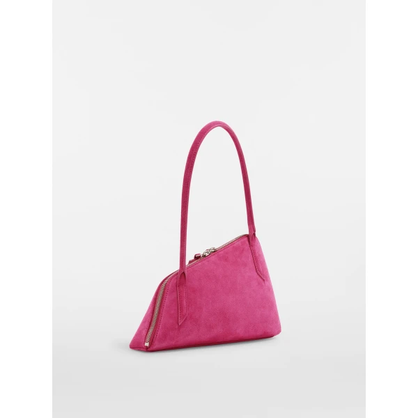 The Attico Sunrise Shoulder Bag in Cyclamen | Shoulder & Crossbody Bags | Coveti