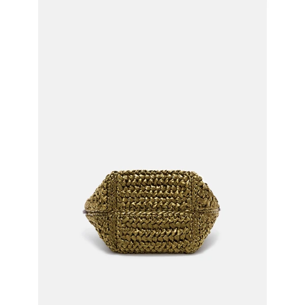 The Attico Via dei Giardini 15 Tote Bag in Military Green | Totes & Top-Handle Bags | Coveti