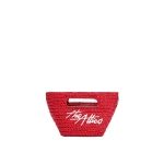 The Attico Via dei Giardini 15 Tote Bag in Red | Totes & Top-Handle Bags | Coveti