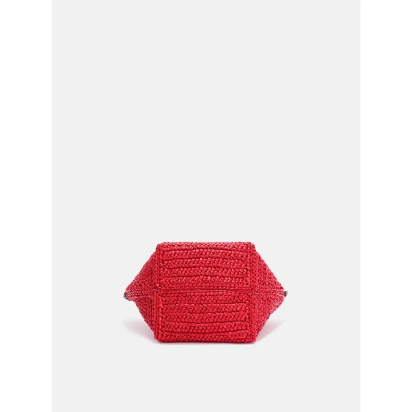 The Attico Via dei Giardini 15 Tote Bag in Red | Totes & Top-Handle Bags | Coveti