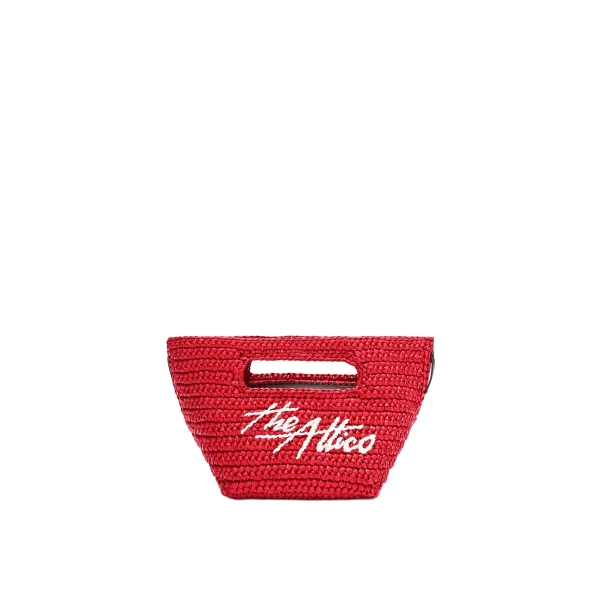 Via dei Giardini 15 Tote Bag in Red