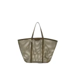 The Attico Via del Mare Tote Bag in Military Green | Totes & Top-Handle Bags | Coveti