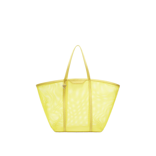 The Attico Via del Mare Tote Bag in Yellow | Totes & Top-Handle Bags | Coveti