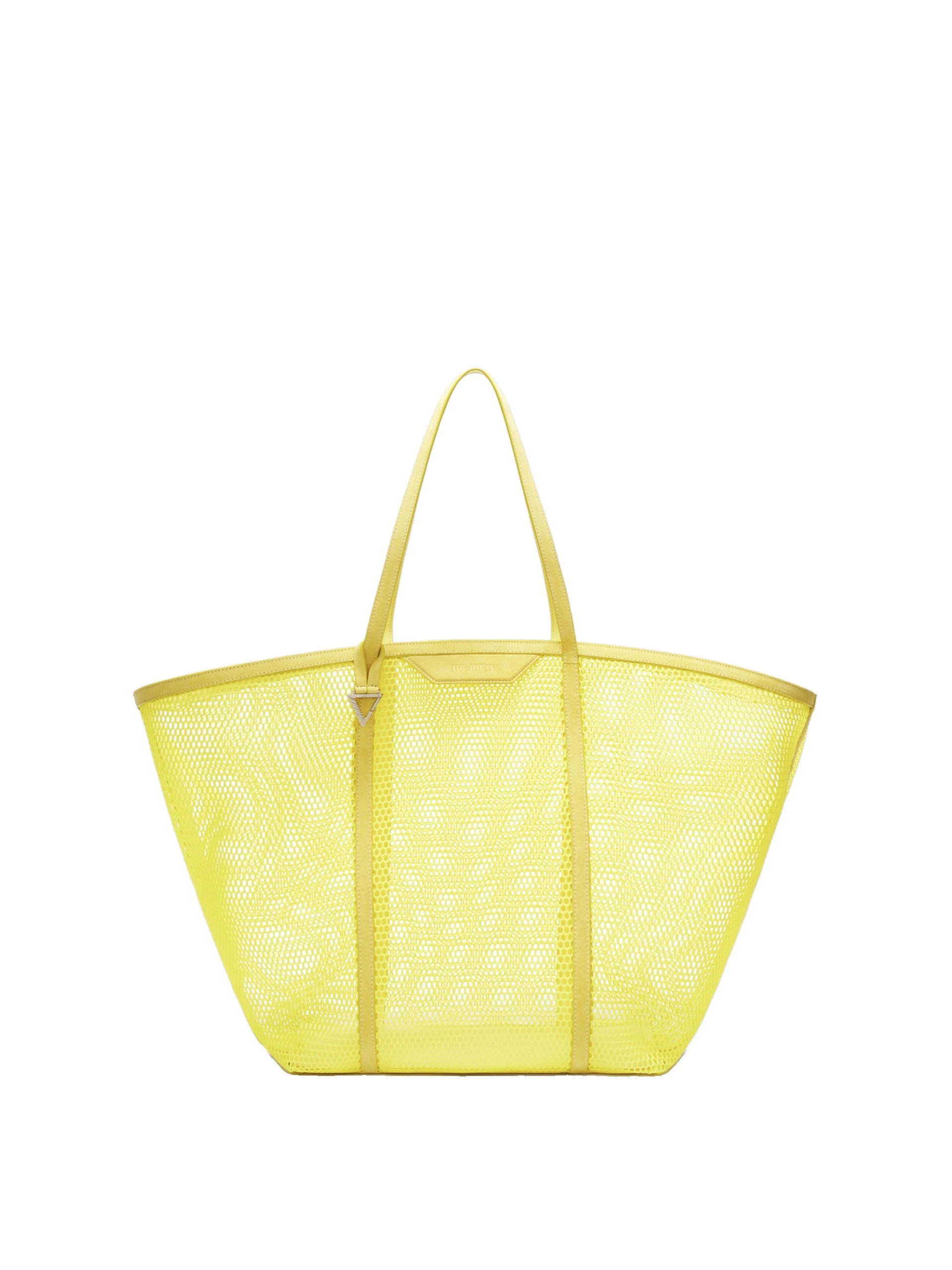 The Attico Via del Mare Tote Bag in Yellow The Attico Via del Mare Tote Bag in Yellow | Totes & Top-Handle Bags | Coveti