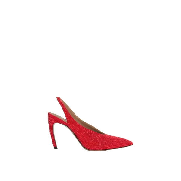 Viper Slingback Pumps in Red