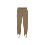 The Frankie Shop Averon Stirrup Pants in Dark Olive
