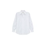 The Frankie Shop Azzura Padded Shirt in White