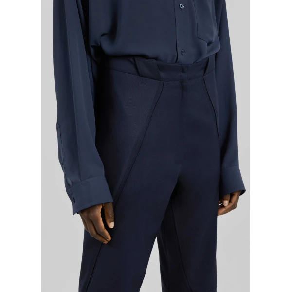 The Frankie Shop Dune Panelled Pants in Navy, view 5