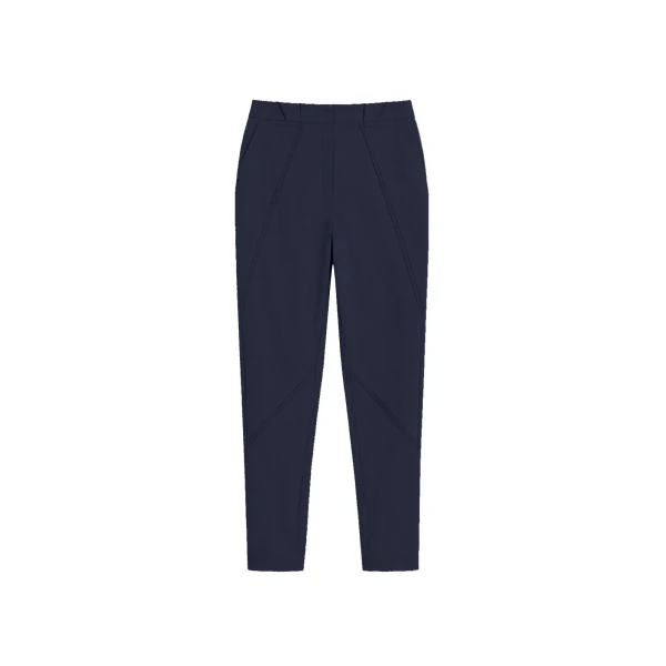 The Frankie Shop Dune Panelled Pants in Navy