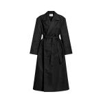 The Frankie Shop Eymi Technical Trench Coat in Black